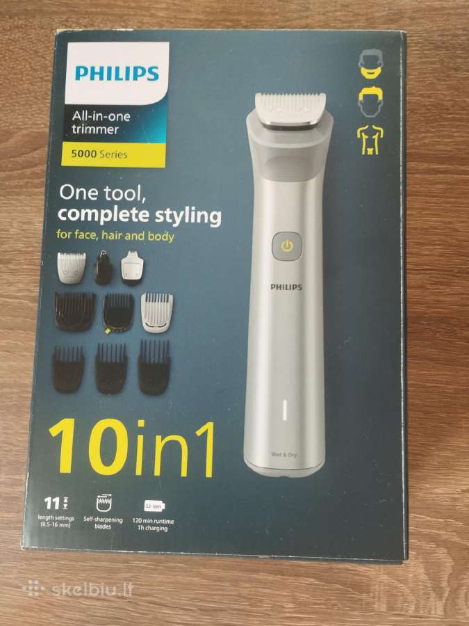 Plaukų, ir barzdos, kirpimo mašinėlė Kemei Philips