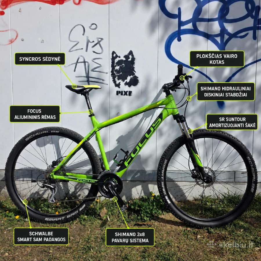 Focus Whistler MTB - XL dydis, 29" ratai