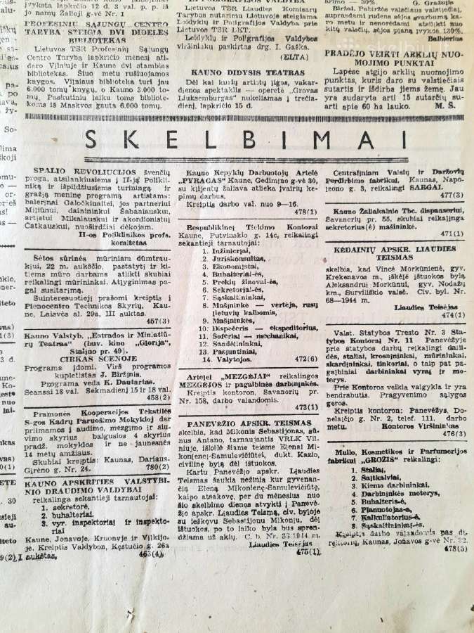 Laikraštis "Tarybų Lietuva" 1944m. - nuotraukos Nr. 6