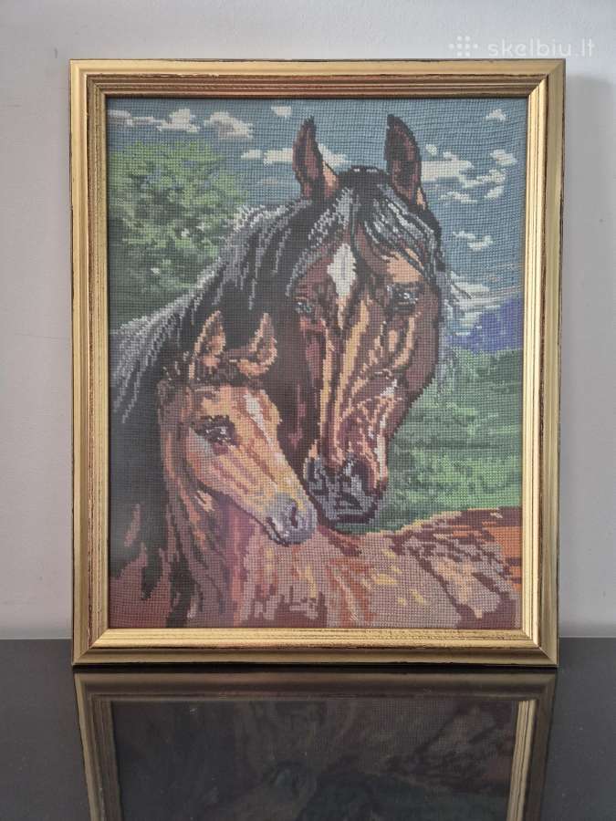 Siuvinėtas paveikslas 53x43 cm
