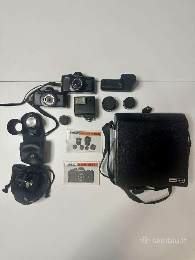 Pentax Auto 110 Super komplektas (veikiantis)