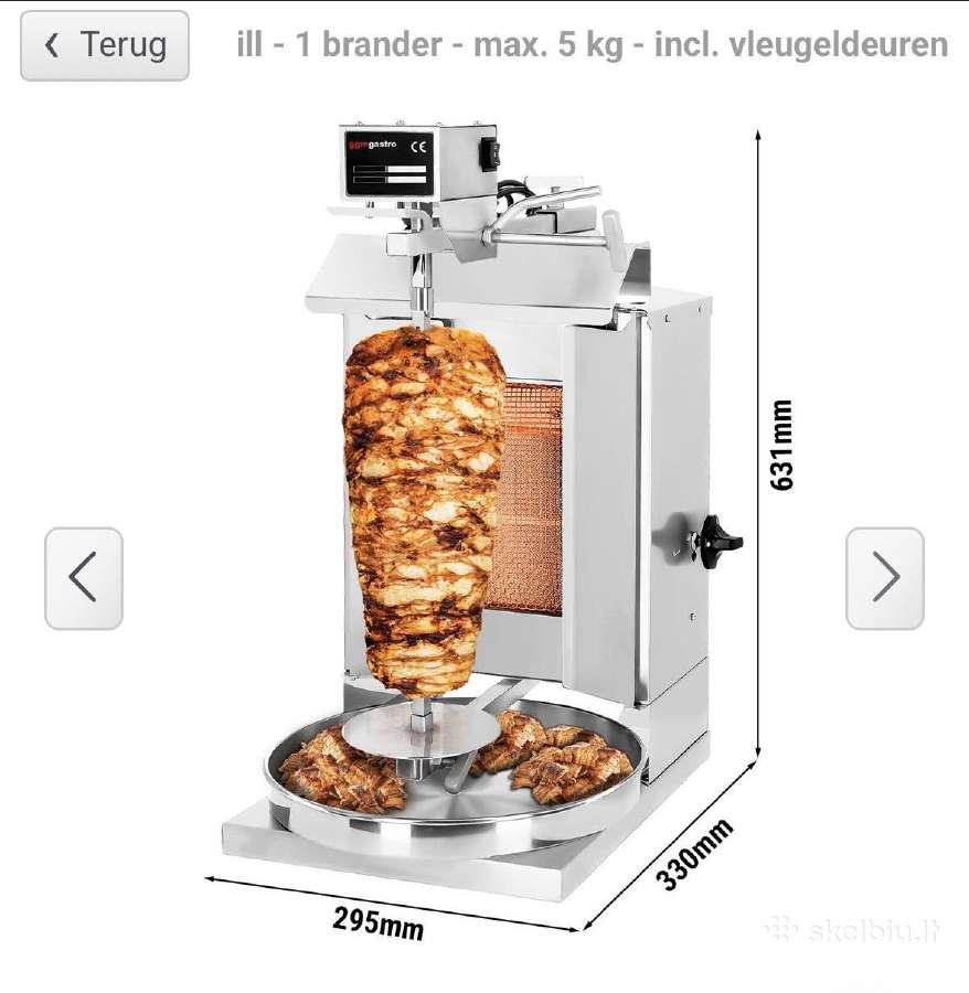 Kebab doner grill