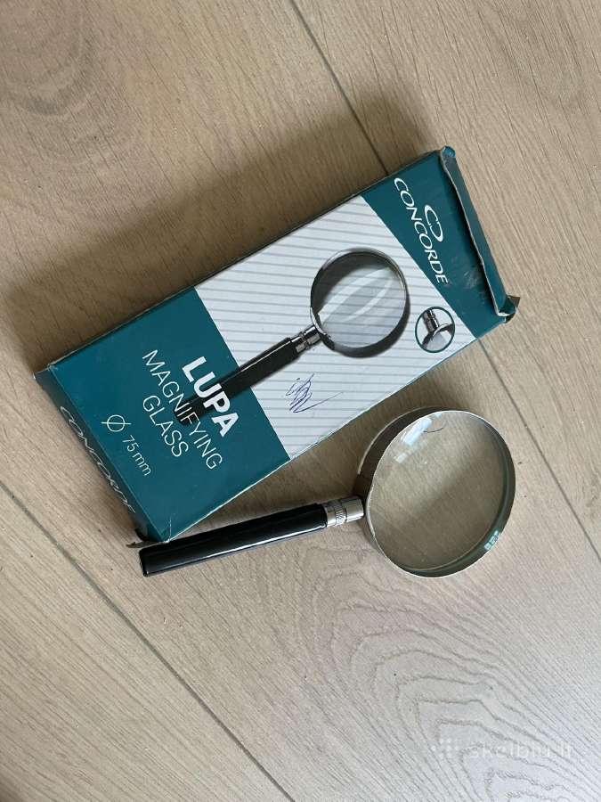 Lupa, didinamas stiklas 75mm
