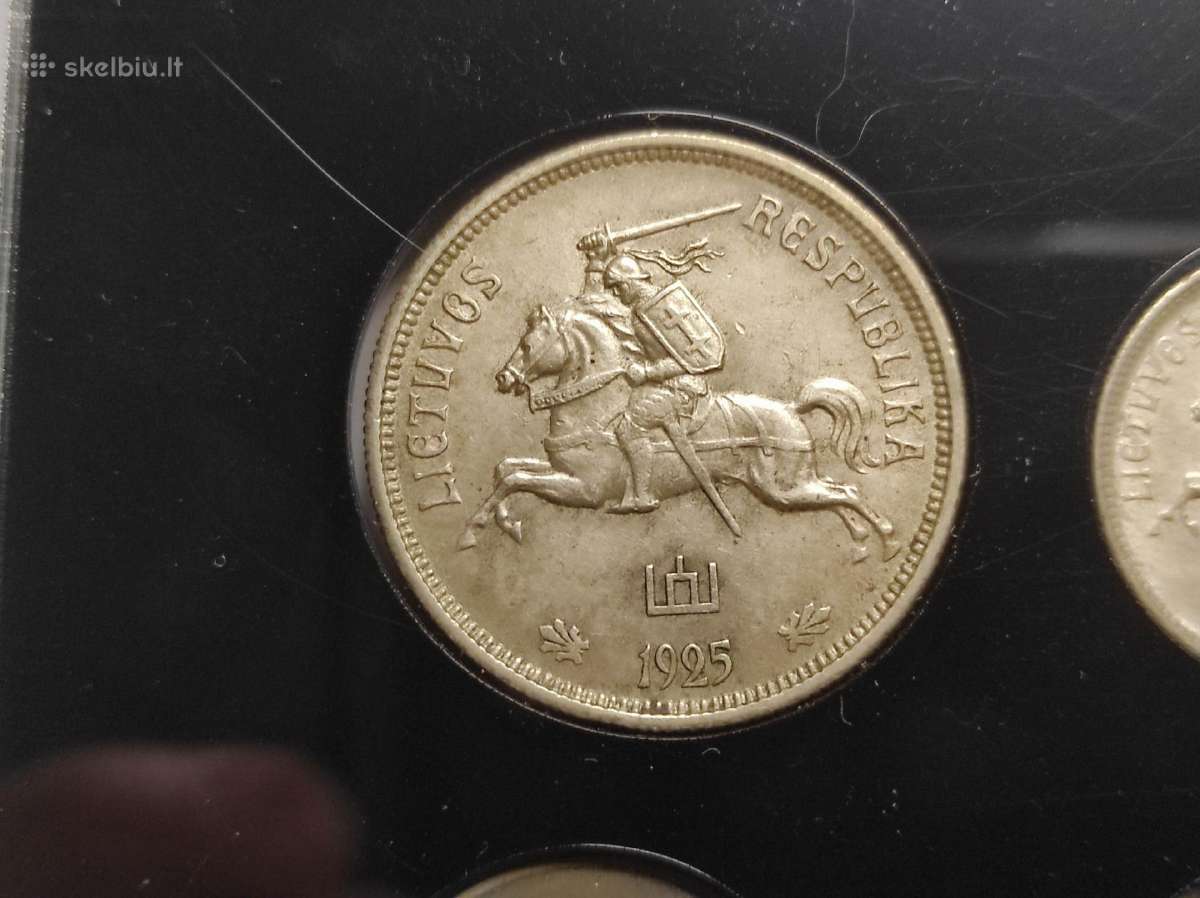Tarpukario Lietuvos monetų rinkinys dėkle - nuotraukos Nr. 18