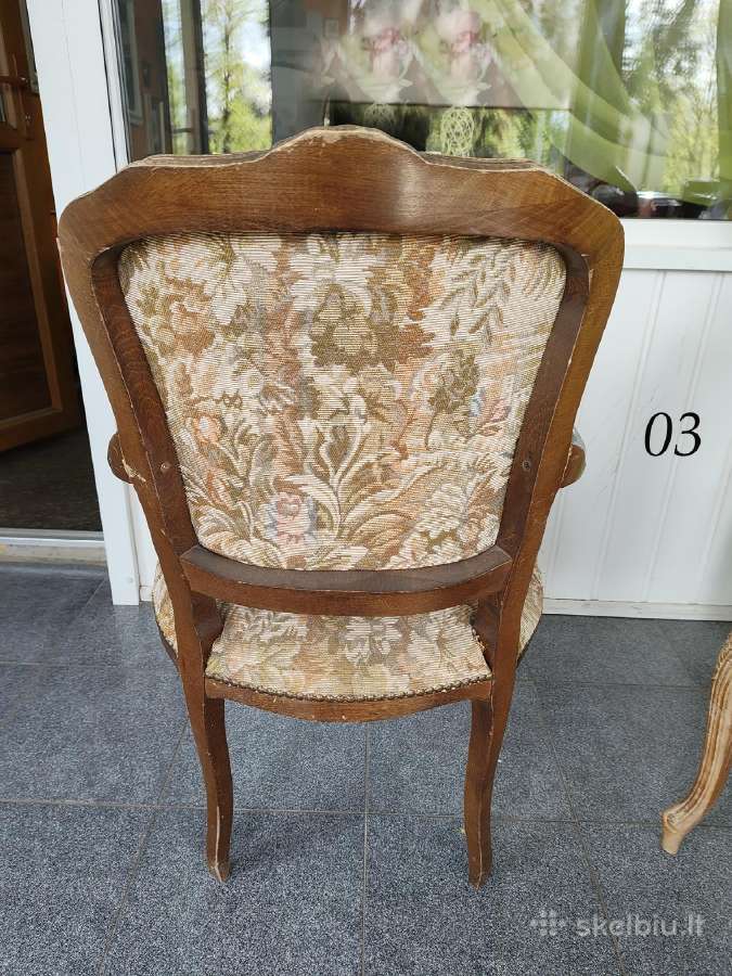 Vintažinės kėdės - nuotraukos Nr. 8