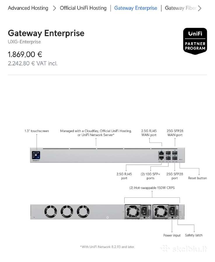 Ubiquiti Uxg-enterprise