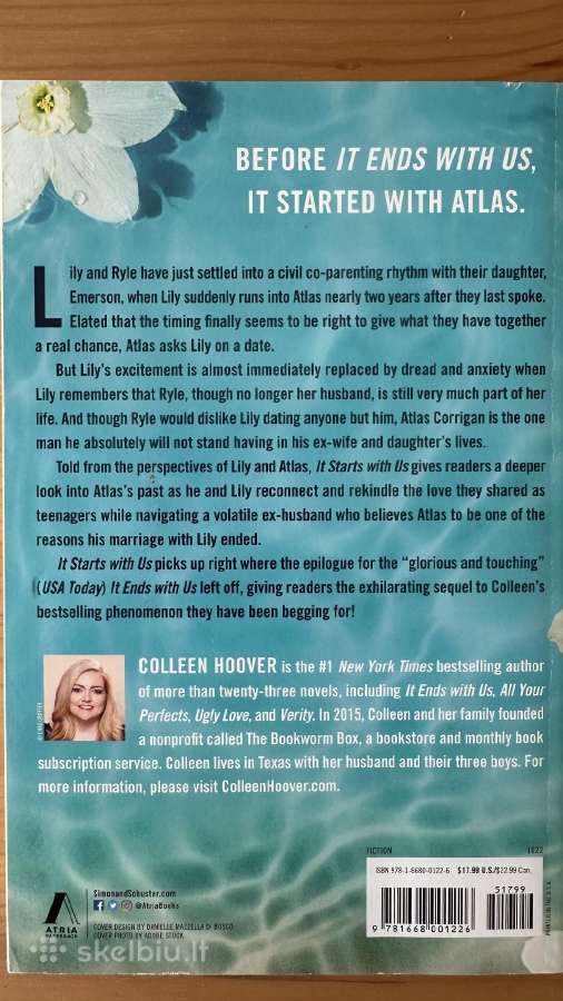 Knyga “IT Starts With Us Colleen Hoover - nuotraukos Nr. 2