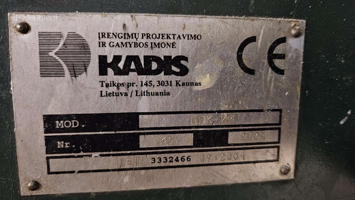 Dygiavimo linija Kadis Dfk-2m - nuotraukos Nr. 3