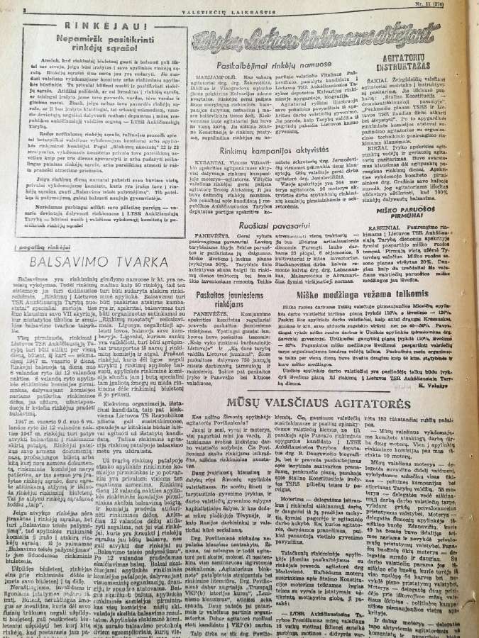 "Valstiečių laikraštis" 1947m. - nuotraukos Nr. 4