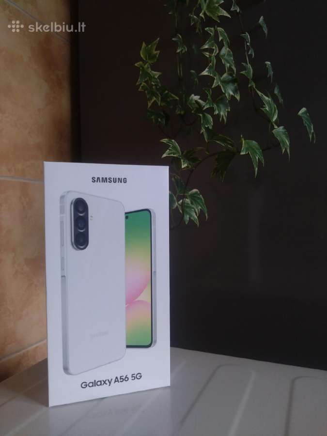 Samsung A56 8/128 GB, neišpakuotas, 2 m. garantija