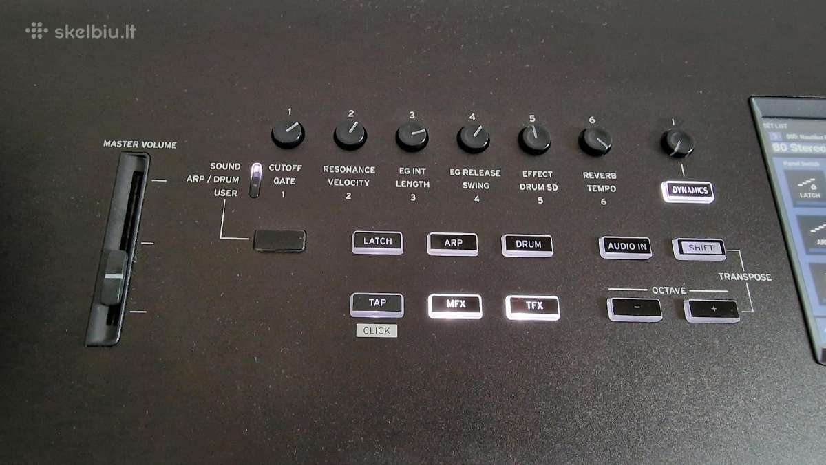 Korg Nautilus 61 Pro sintezatorius, workstation. - nuotraukos Nr. 4