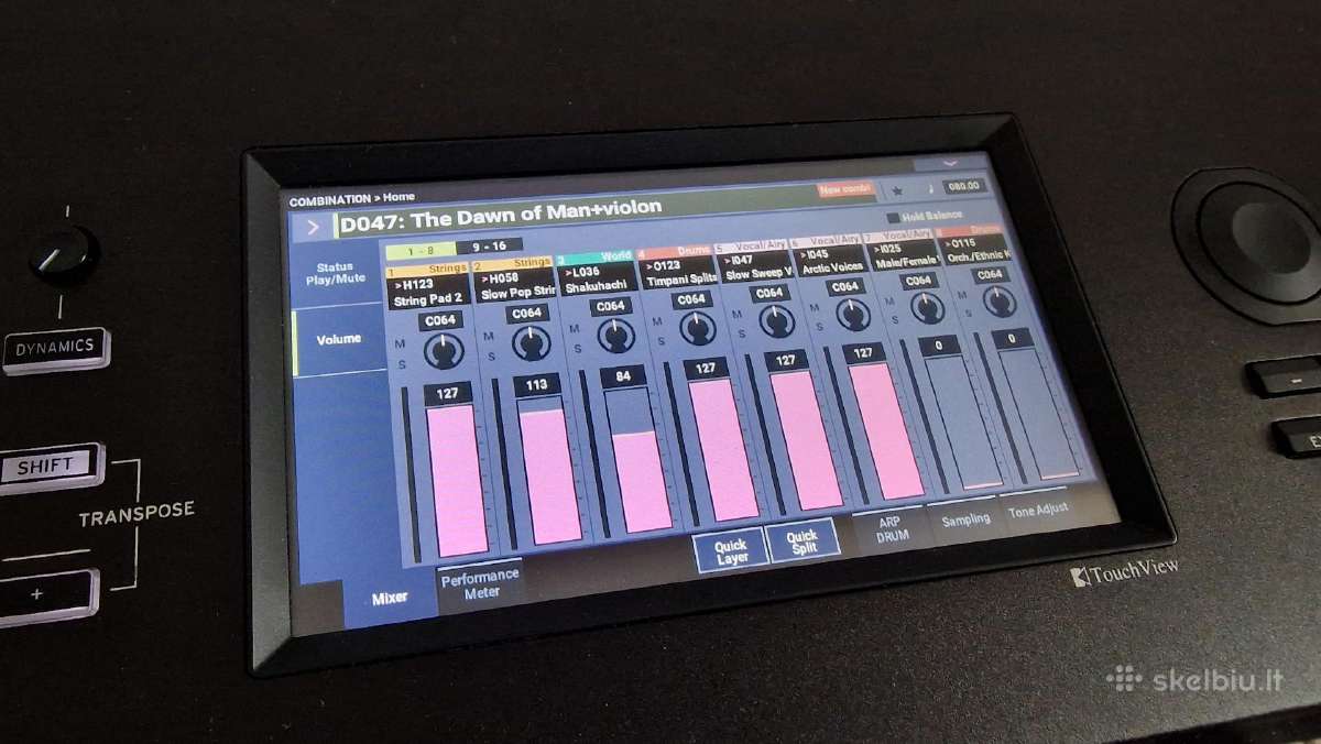 Korg Nautilus 61 Pro sintezatorius, workstation. - nuotraukos Nr. 12