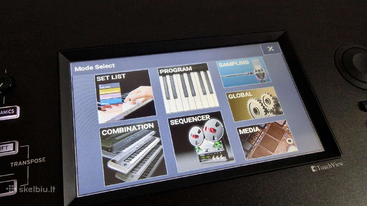 Korg Nautilus 61 Pro sintezatorius, workstation. - nuotraukos Nr. 13