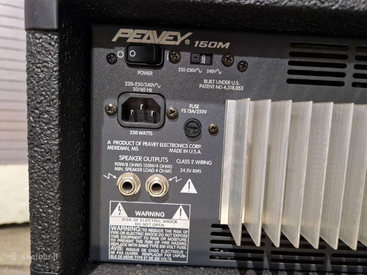 Peavey mixeris, kolonėlės, mikrofonai, stovai, kab - nuotraukos Nr. 5