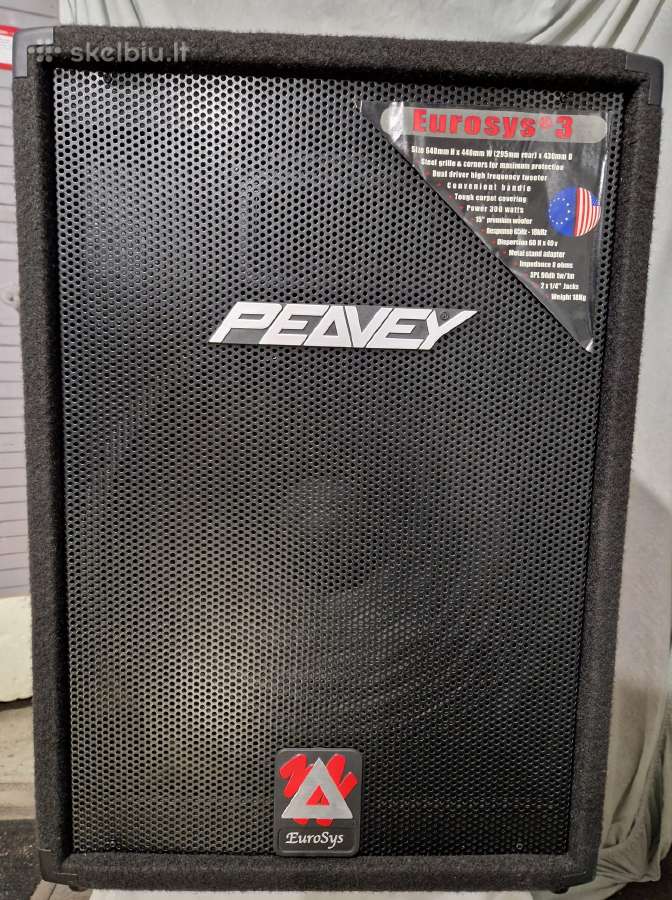 Peavey mixeris, kolonėlės, mikrofonai, stovai, kab - nuotraukos Nr. 6