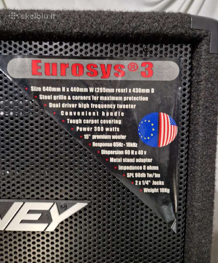 Peavey mixeris, kolonėlės, mikrofonai, stovai, kab - nuotraukos Nr. 7