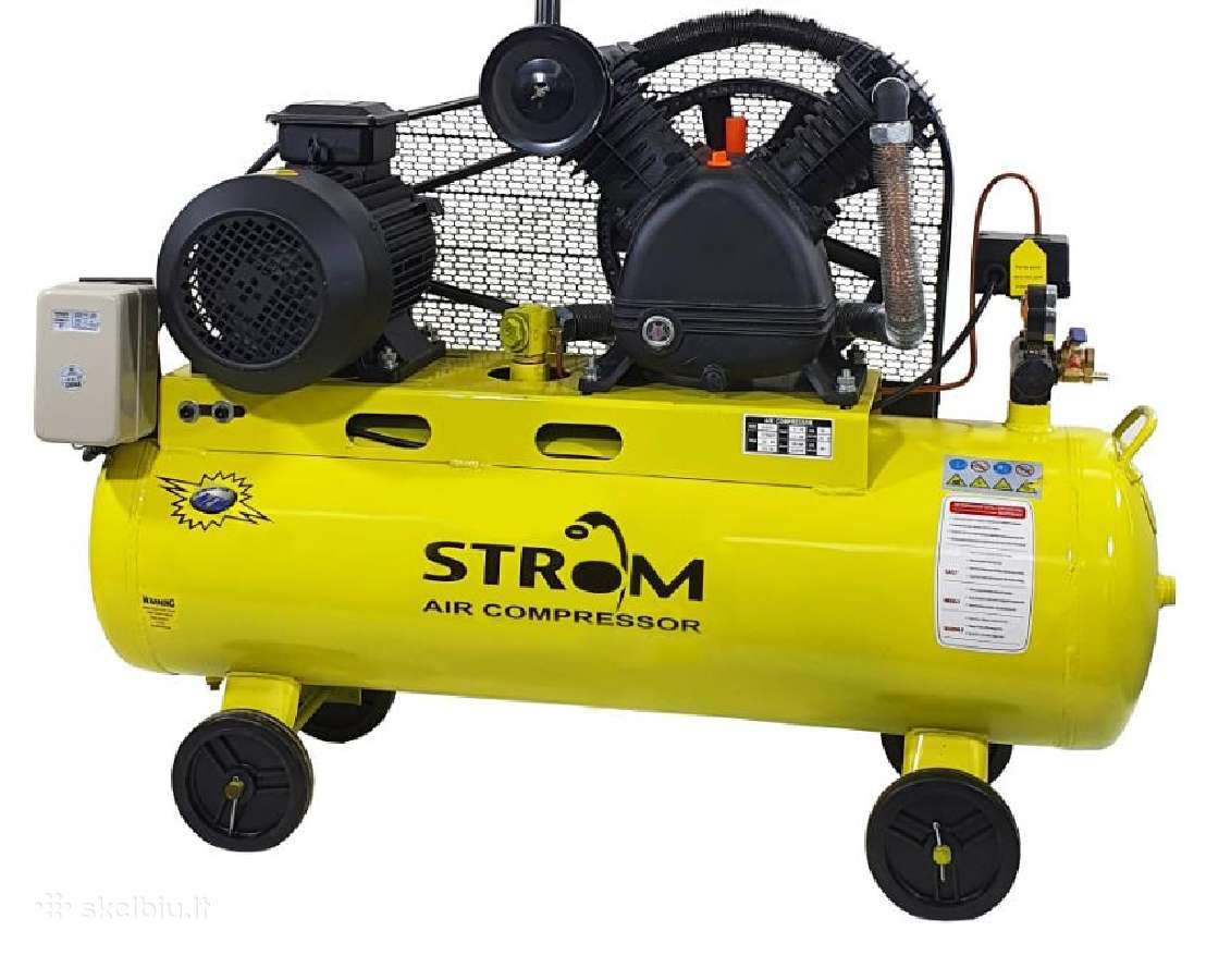 Oro kompresorius 100l, 380v Strom (v-0.6/12.5)
