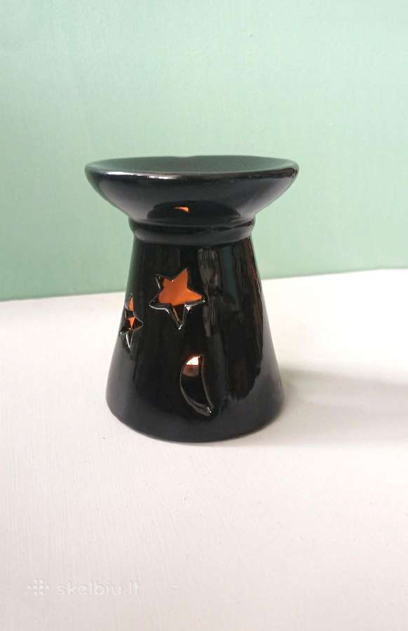 Aromatinė eterinių aliejų keraminė žvakidė, 10,5cm - nuotraukos Nr. 3