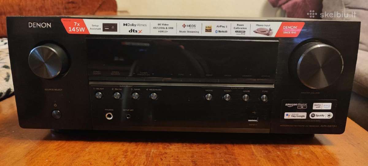 Parduodamas resiveris Denon Avr-s970h