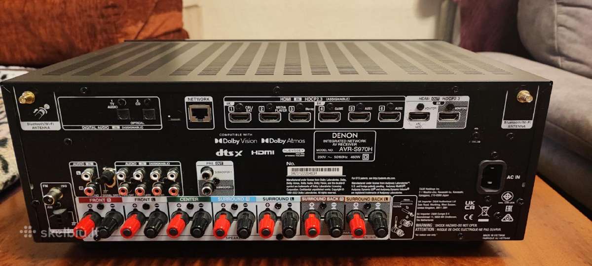 Parduodamas resiveris Denon Avr-s970h - nuotraukos Nr. 2