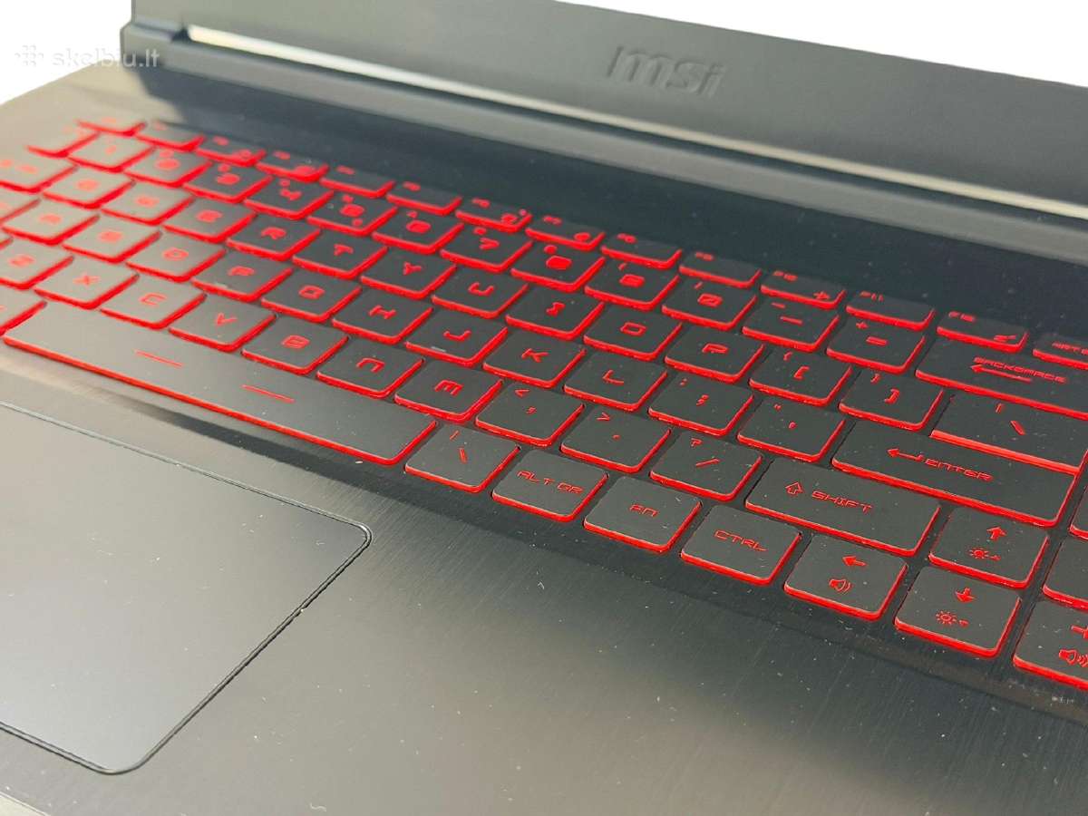 Msi Gf63 Thin – 16gb/ 512gb SSD / Rtx 3050 (4gb) - nuotraukos Nr. 5