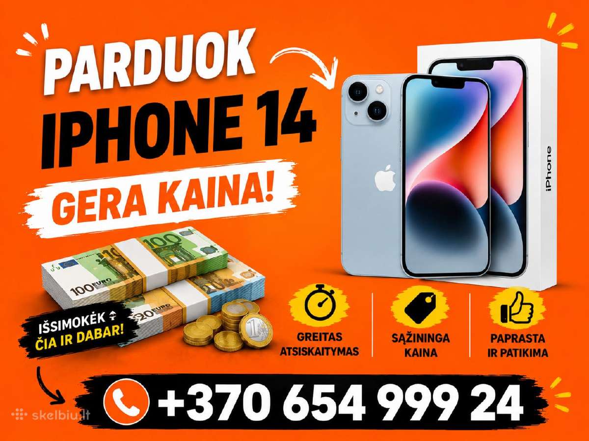 Perku iPhone 14 Vilnius