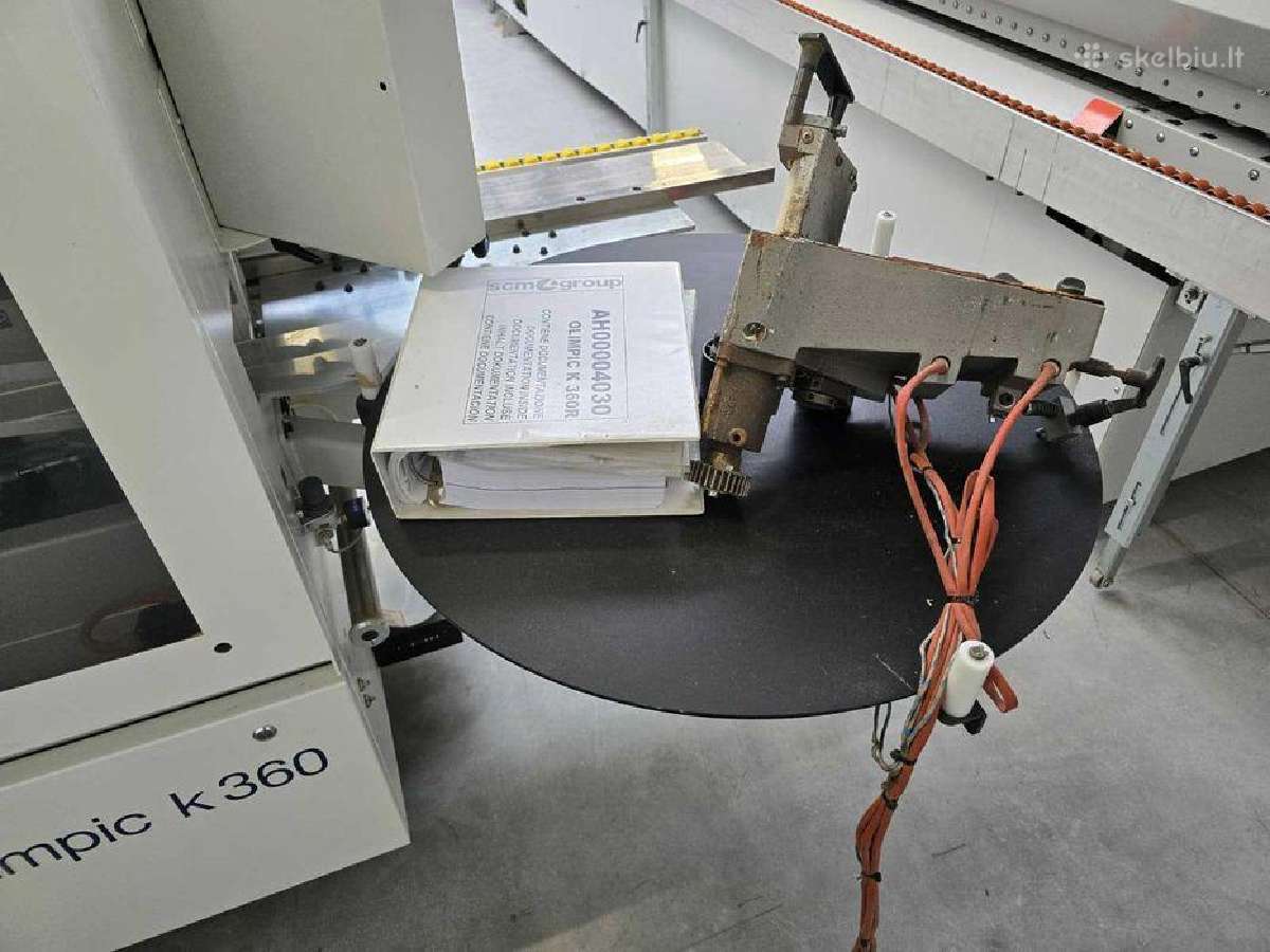 Briaunų laminavimo staklės Scm K360 - nuotraukos Nr. 3