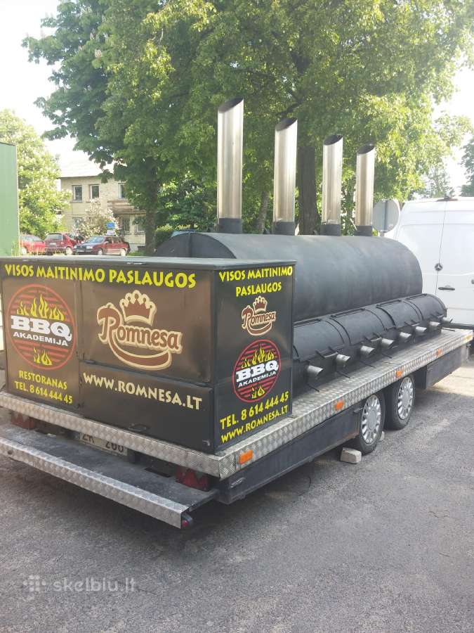 Barbekių krosnis priekaba - nuotraukos Nr. 3