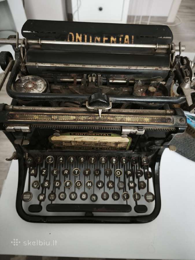 Antikvaras, vintage, rašomoji mašinėlė, typewriter - nuotraukos Nr. 2