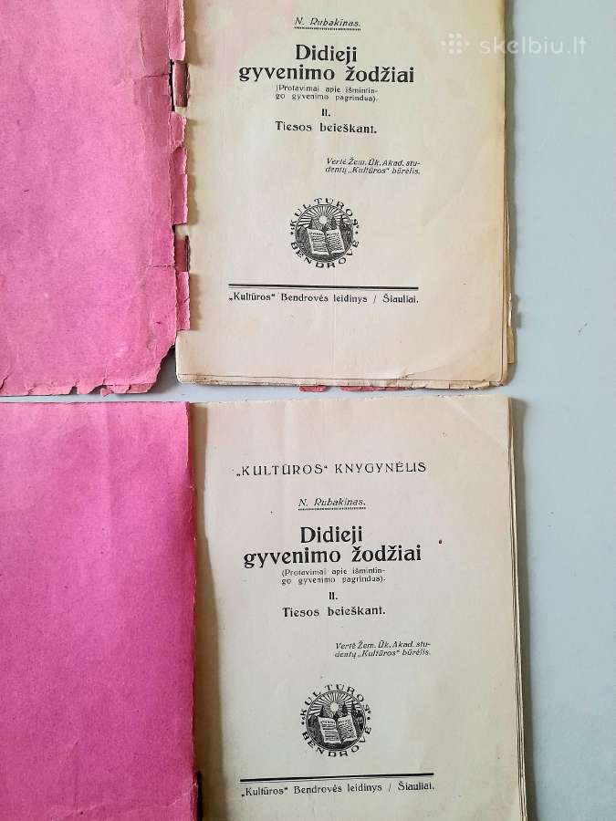 "Kultūros Knygynėlis' 1925m "Ūkininko Skaitymai" - nuotraukos Nr. 2