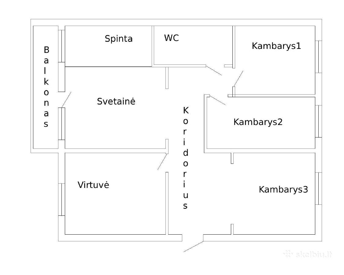 Parduodamas Išskirtinis 4 Kambarių Butas - nuotraukos Nr. 11