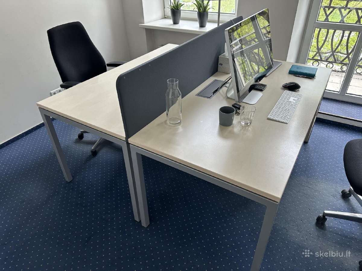 Biuro baldų komplektas, 8 darbo vietos, Kinnarps
