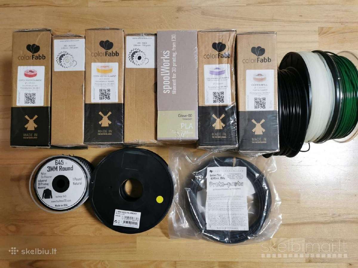 3D spausdinimo plastikas 2.85mm