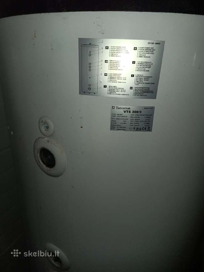 Tatramat vandens šildytuvas 300l