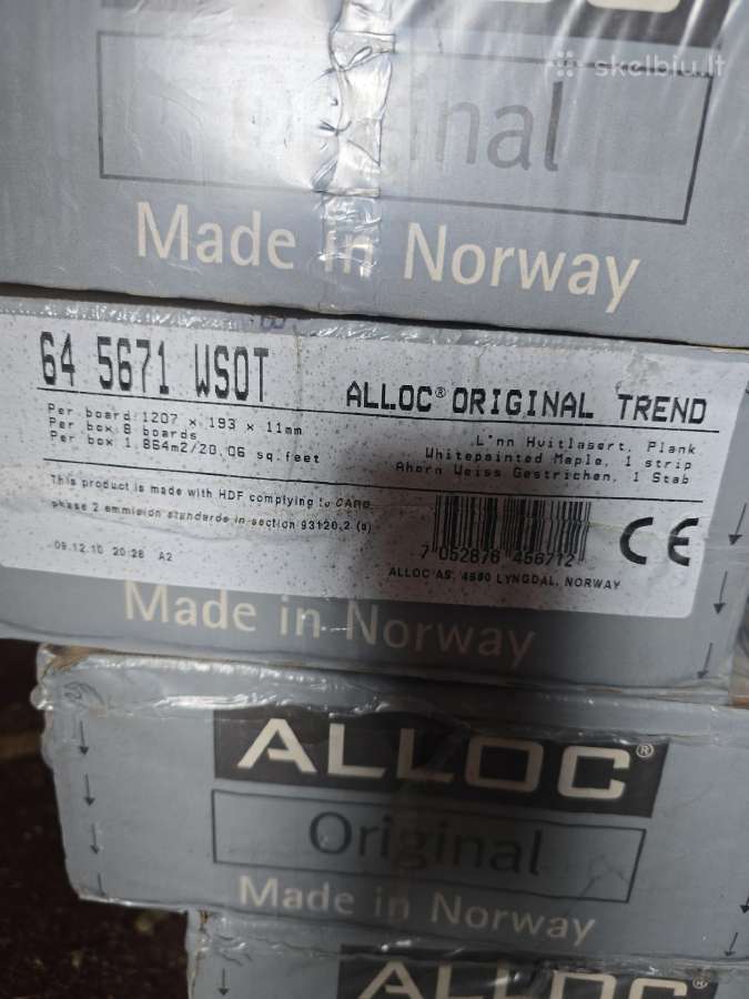 Laminatas Alloc original trwnd - nuotraukos Nr. 2