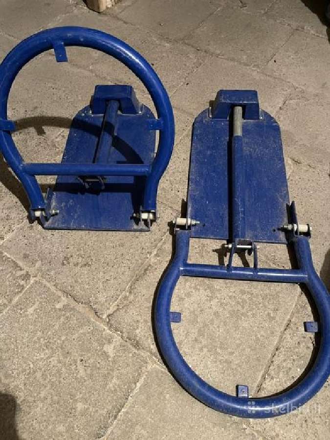 Automobilio parkavimo vietos užraktas
