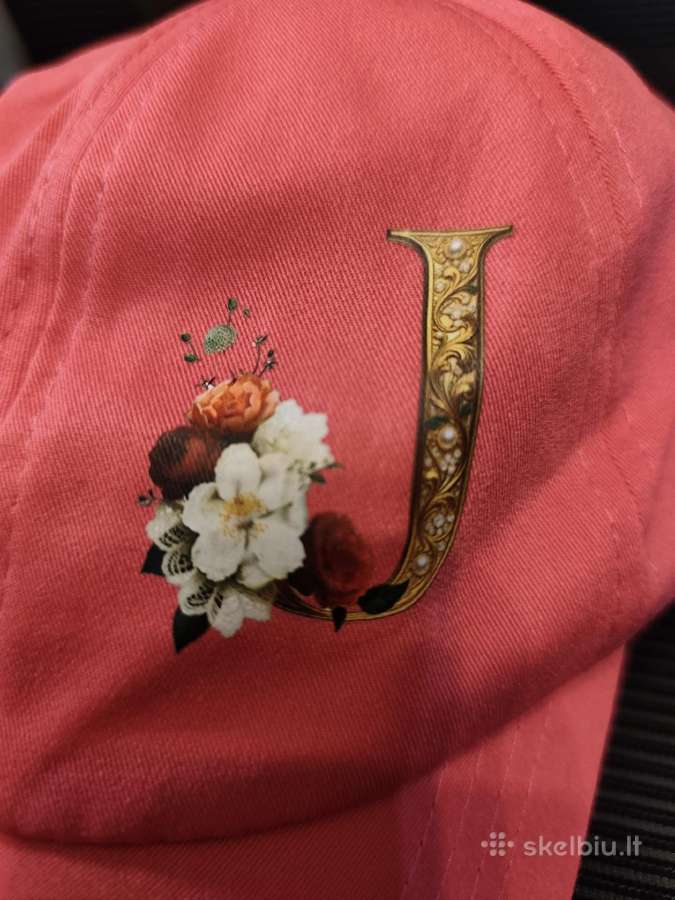 Nauja beisbolo kepuraitė, "J" atspaudu mergaitėms - nuotraukos Nr. 2