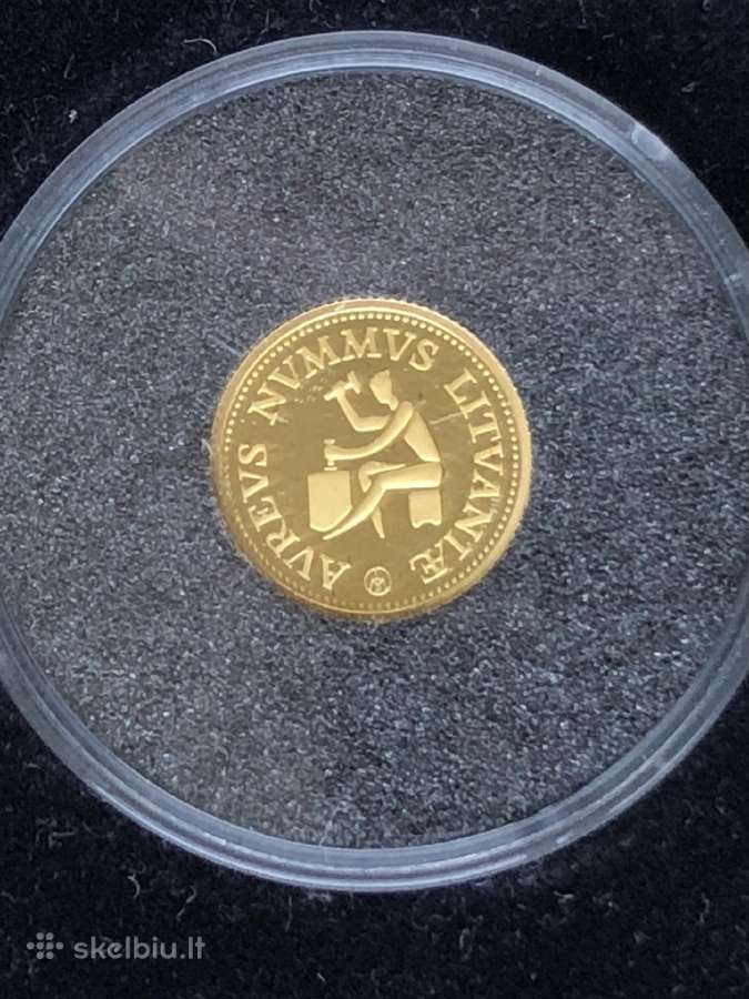 Auksine moneta Kalviukas 10 litu 1999m - nuotraukos Nr. 3