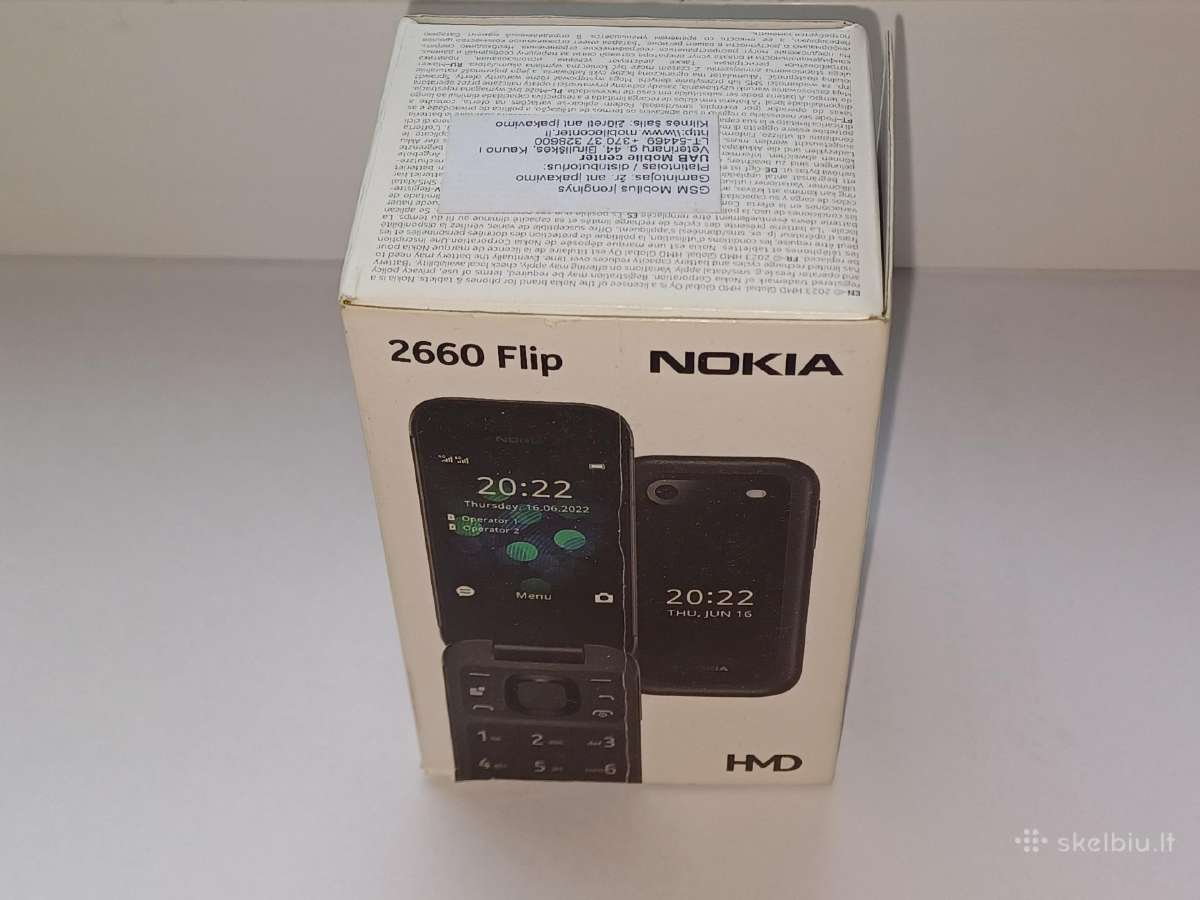 Telefonas Nokia 2660 Flip - nuotraukos Nr. 2