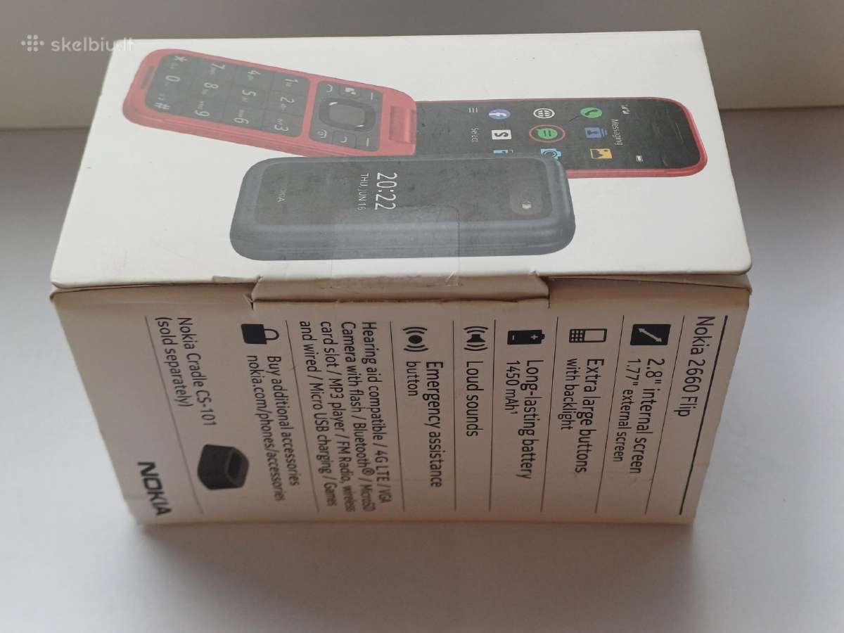 Telefonas Nokia 2660 Flip - nuotraukos Nr. 3