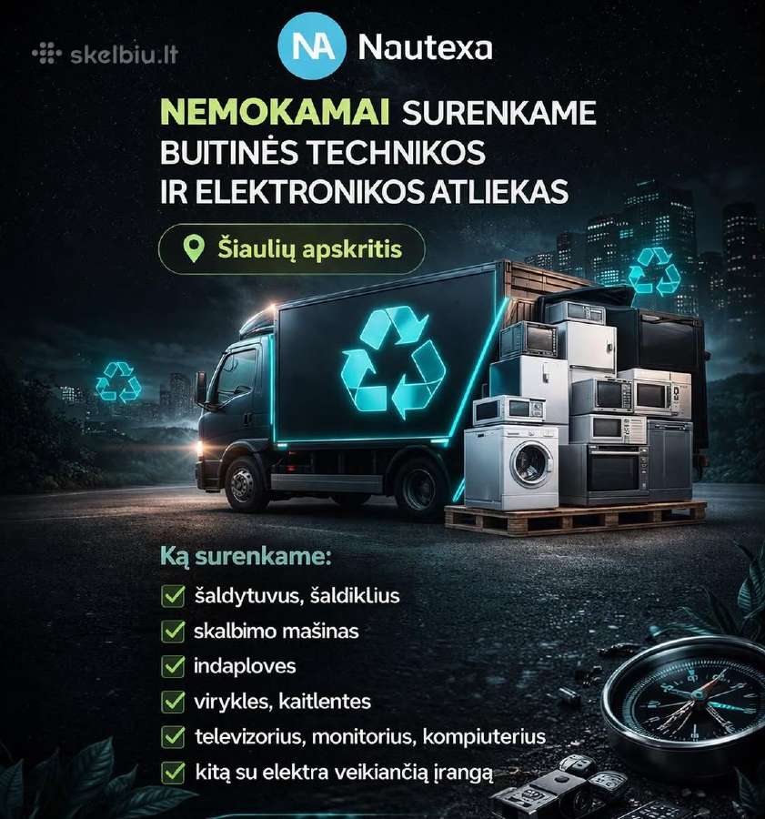 Nemokamai išvežame buitinę techniką/metalo laužą