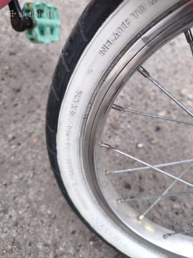 Vaikiškas Btwin dviratis 3-5m 14 colių - nuotraukos Nr. 3