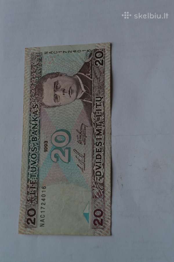 20 litu 1993 m.