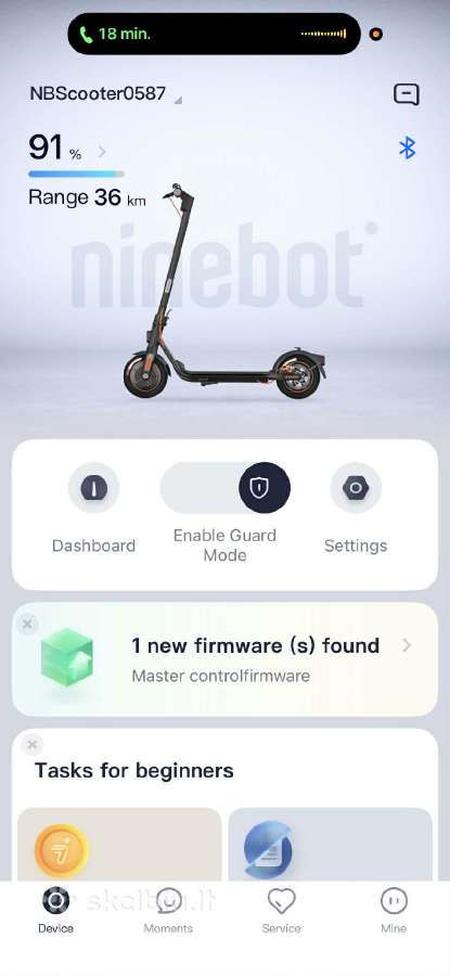 Ninebot F30 elektrinis paspirtukas - nuotraukos Nr. 4