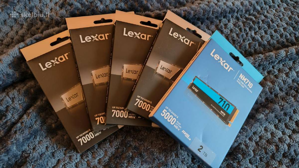 Nauji SSD/HDD diskai