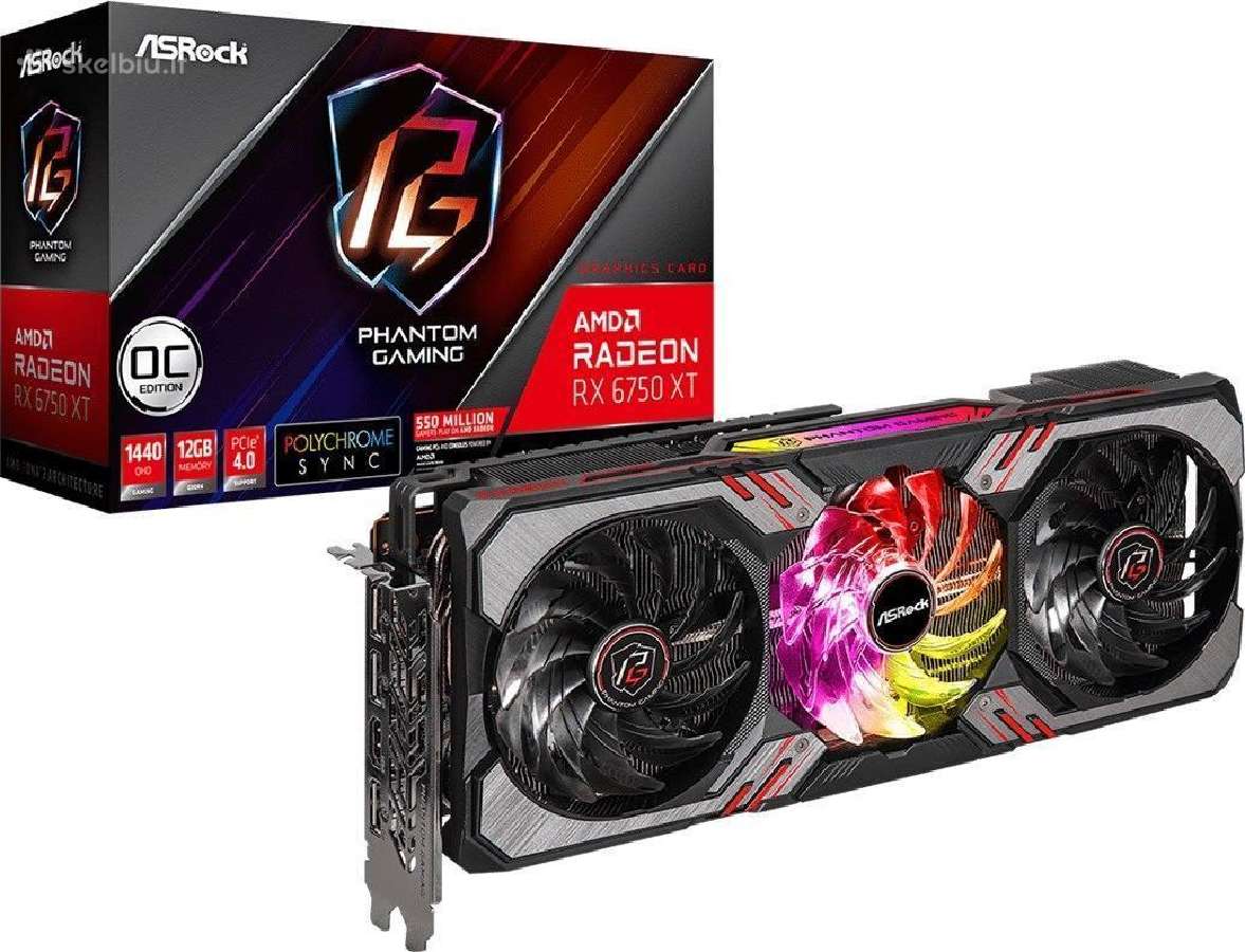 Asrock Rx 6750 XT 12gb