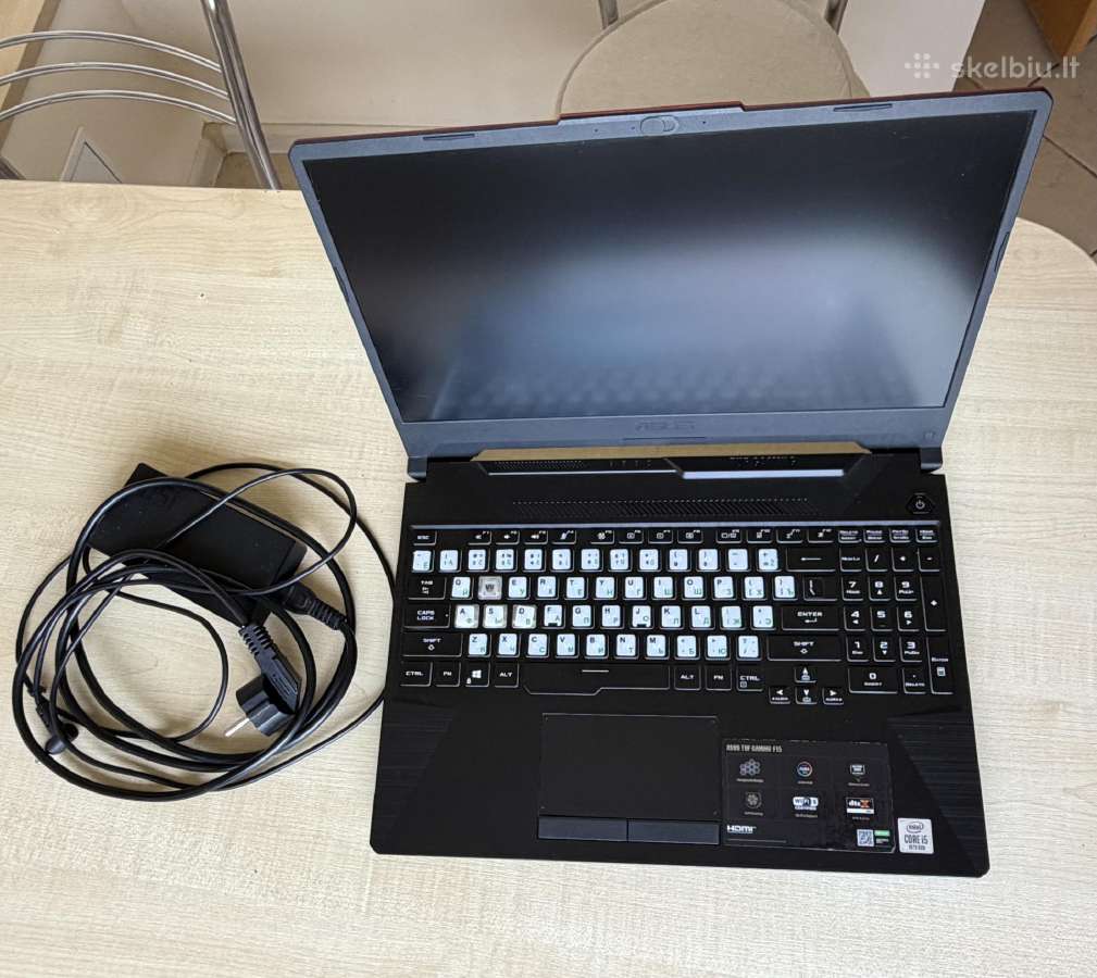 Asus Tuf Gaming F15 Fx506li - nuotraukos Nr. 4