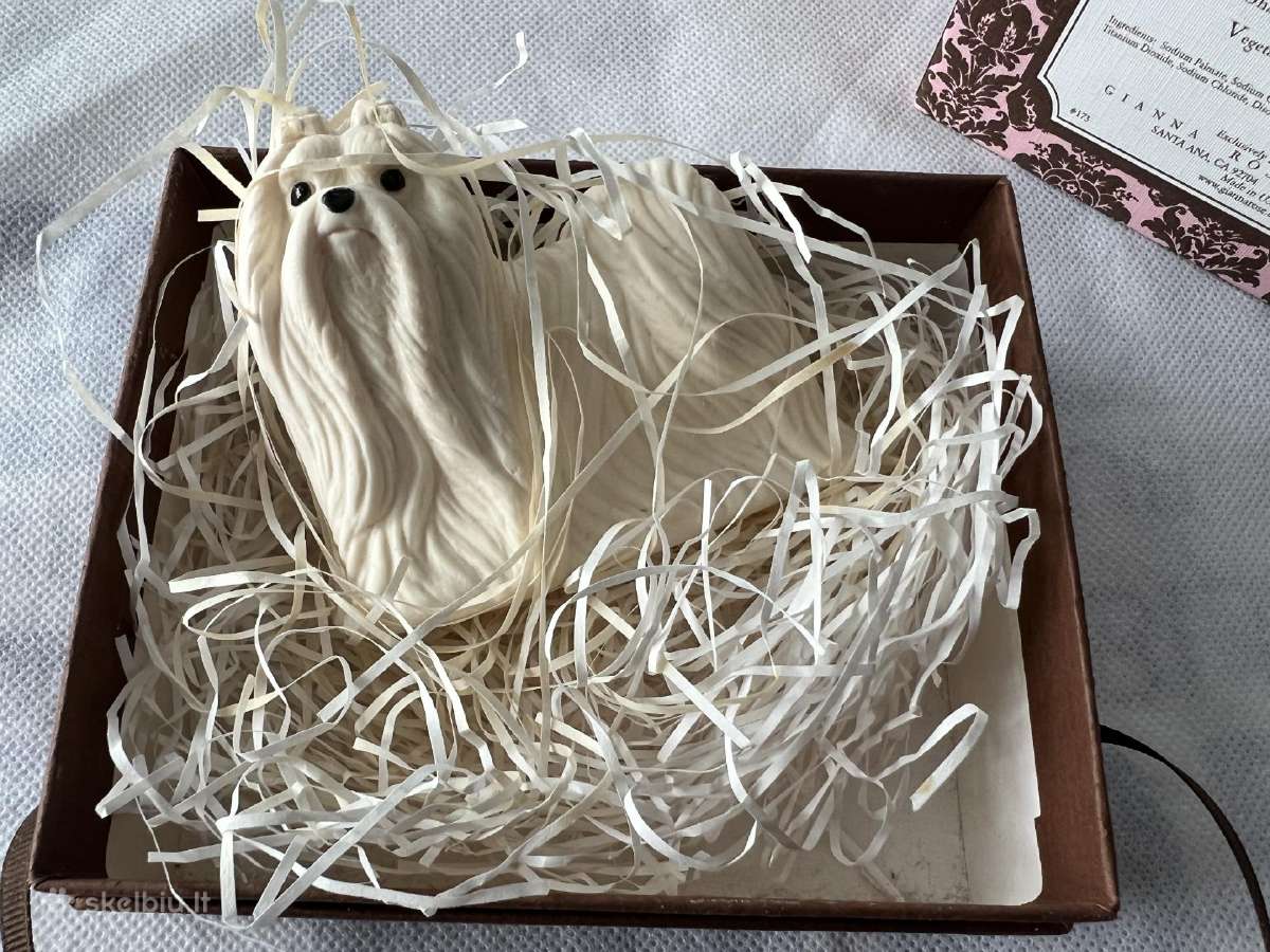 Unikalus muilas - suvenyras - Maltese dog iš JAV