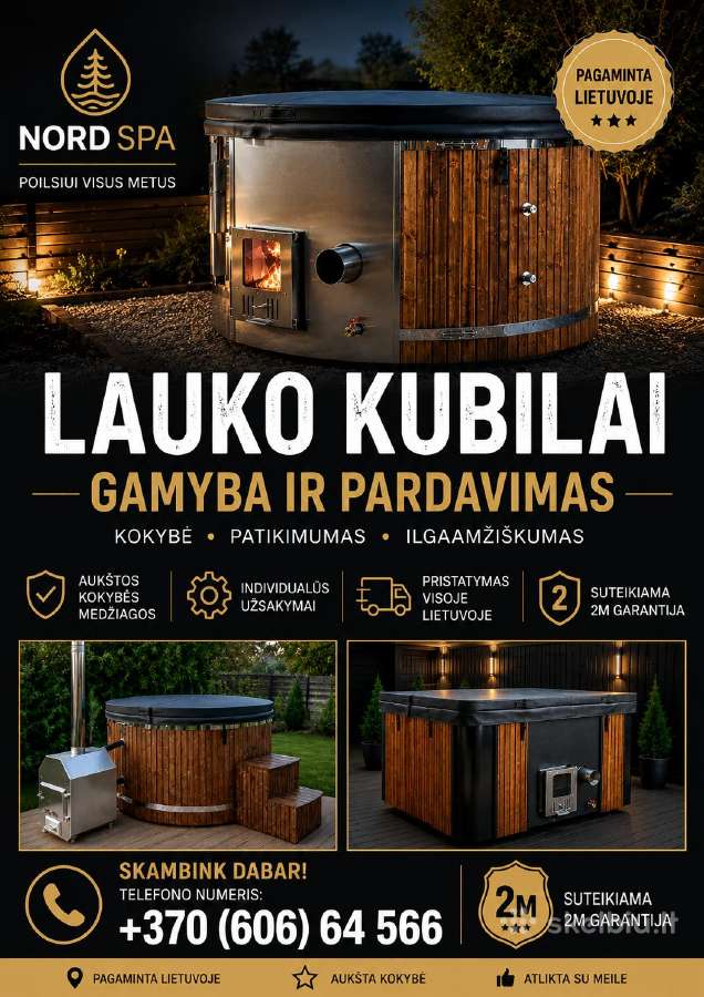 Akcija ! Nauji jau pagaminti Kubilai! Kubilas !