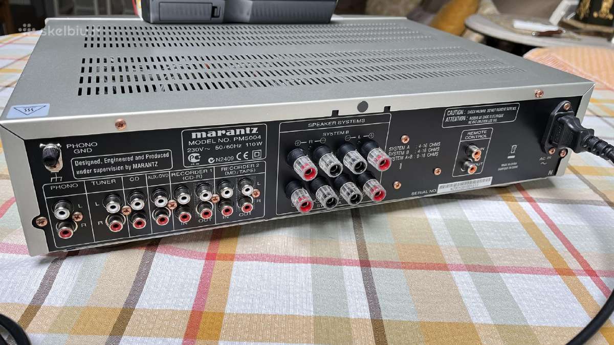 Marantz Pm5004 stiprintuvas - nuotraukos Nr. 5
